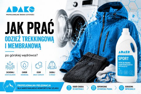 Jak prać odzież trekkingową