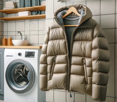  Jak prać kurtkę puchową? - porady prania kurtki w pralce automatycznej. 