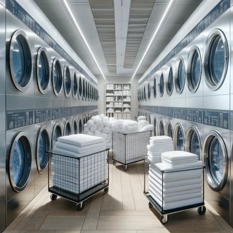 Kompleksowe pranie tkanin hotelowych