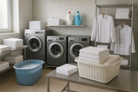 Jak prać bieliznę roboczą w hotelarstwie i restauracjach podczas wysokiego sezonu? Najlepsze metody prania i pielęgnacji 